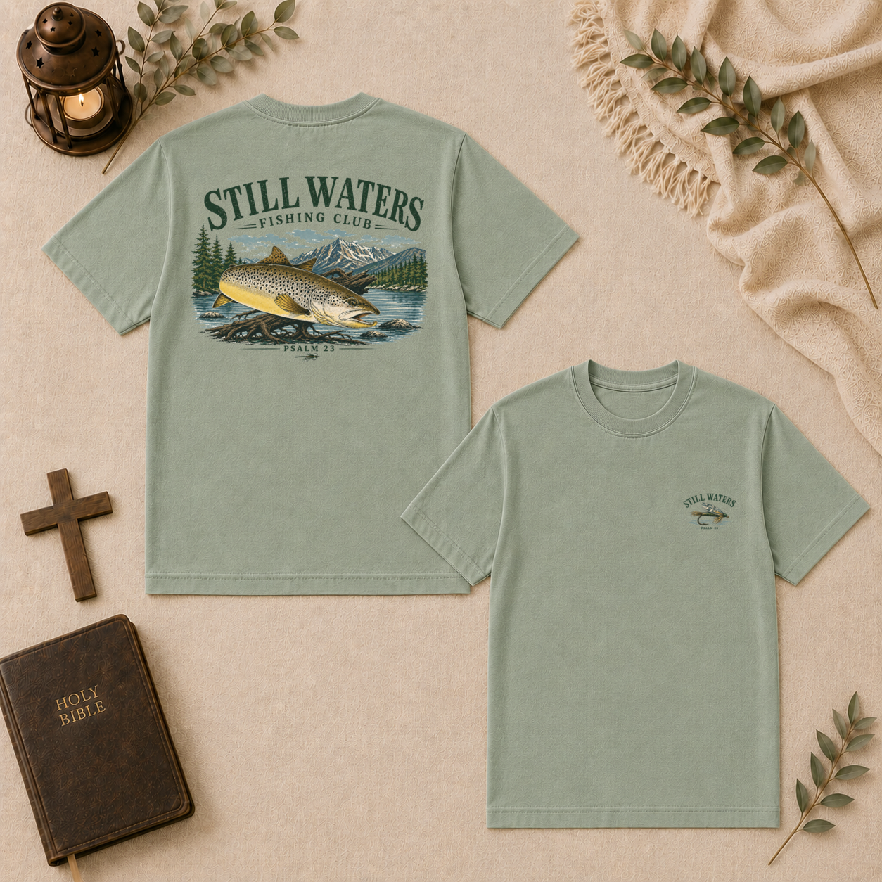 Still Waters Tee In Bay #color_bay