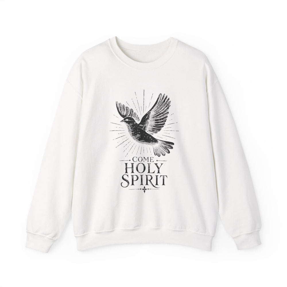 Come Holy Spirit Dove Sweatshirt — Christian Faith Crewneck