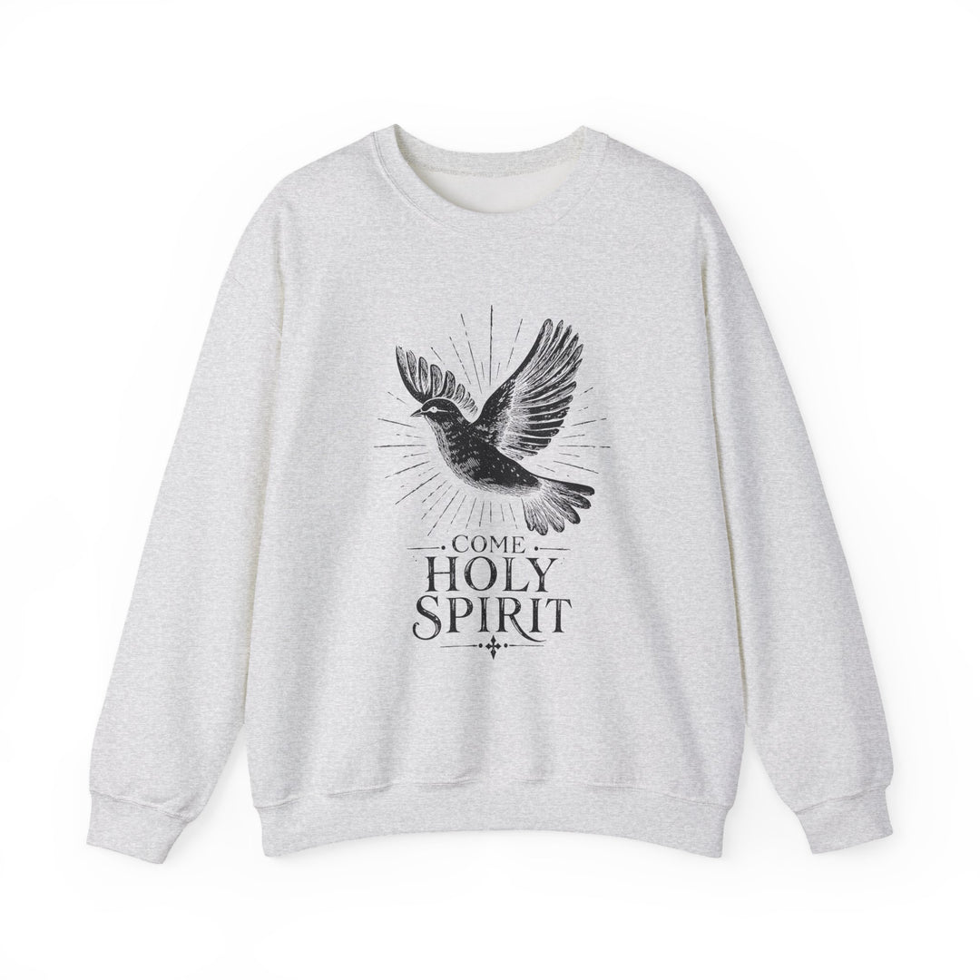 Come Holy Spirit Dove Sweatshirt — Christian Faith Crewneck