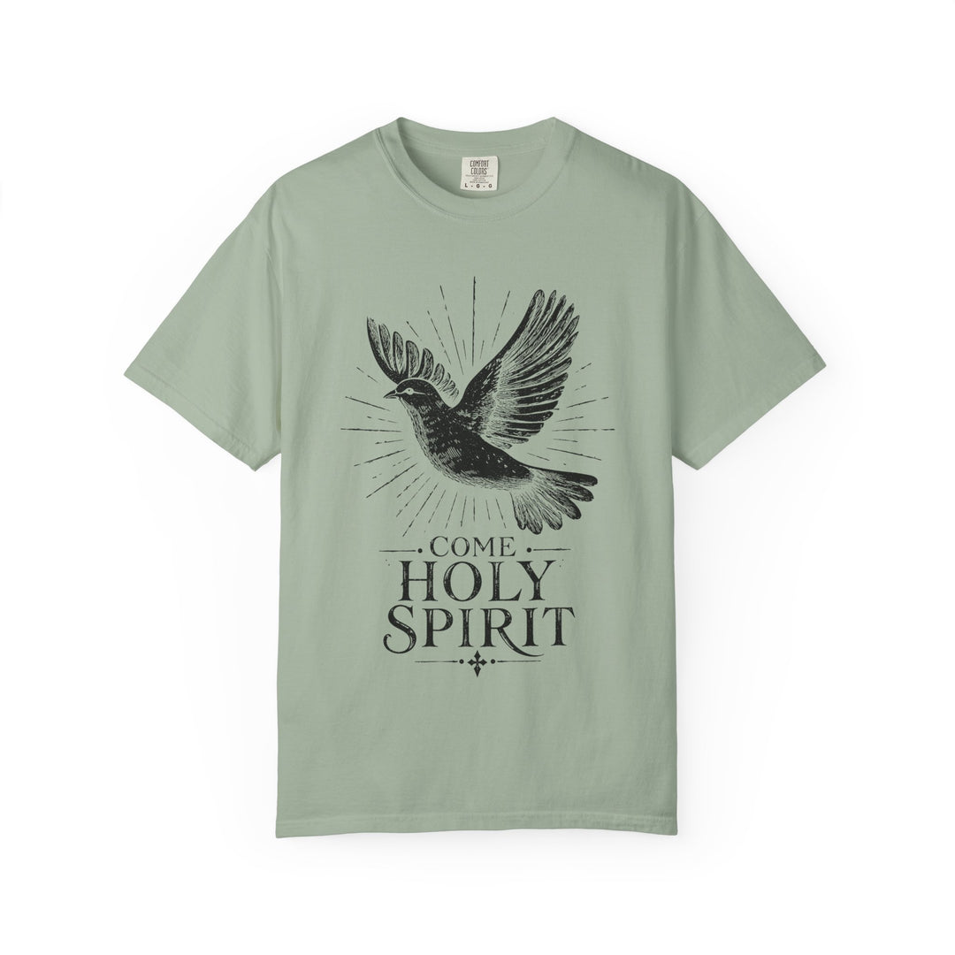 Come Holy Spirit Dove T‑Shirt — 'Come Holy Spirit' Inspirational Christian Tee
