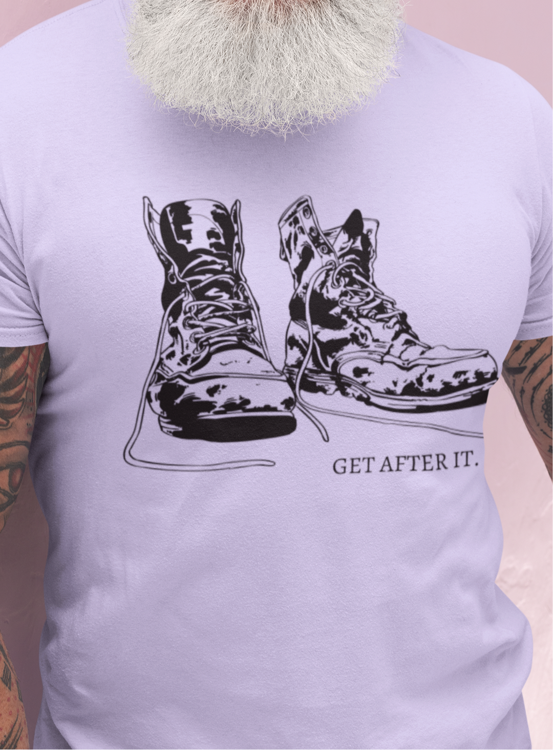 Get After It - Work Boots - Graphic t-shirt