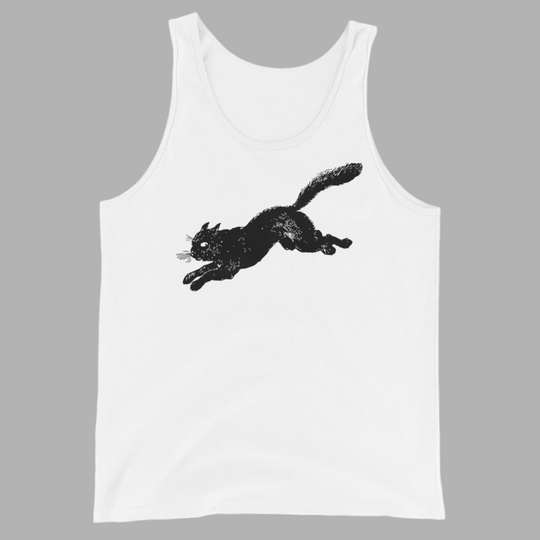 Black Cat 9 Lives Halloween Tank Top