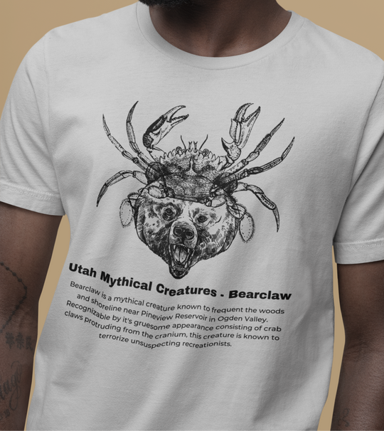 Bearclaw - Utah Mythical Creatures - Graphic t-shirt