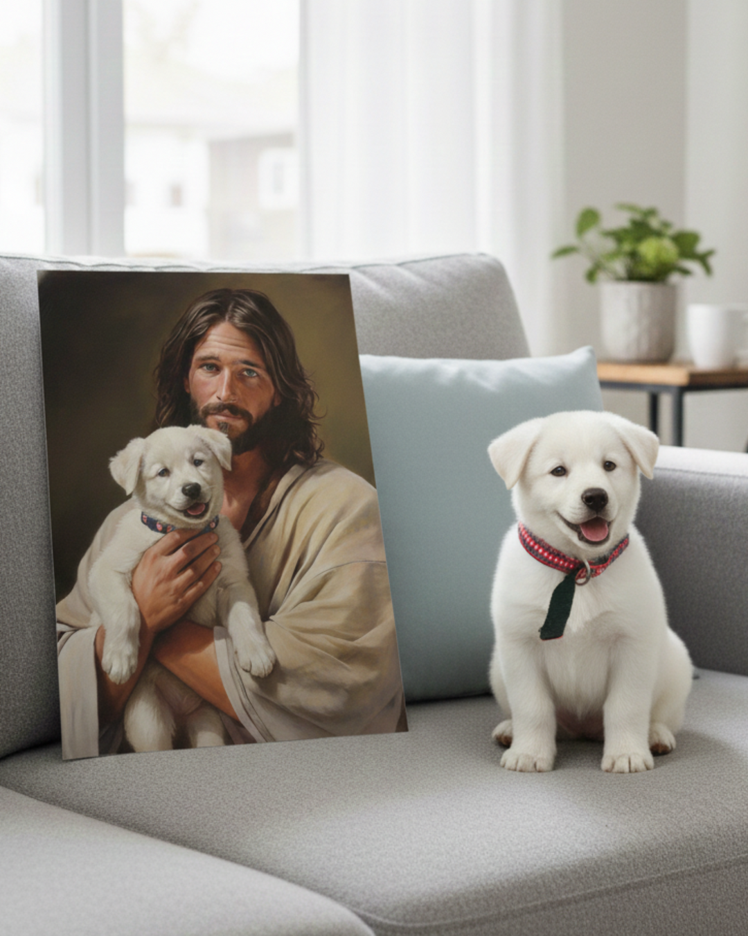 Personalized Dog Christian Art Print