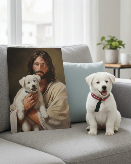Personalized Dog Christian Art Print