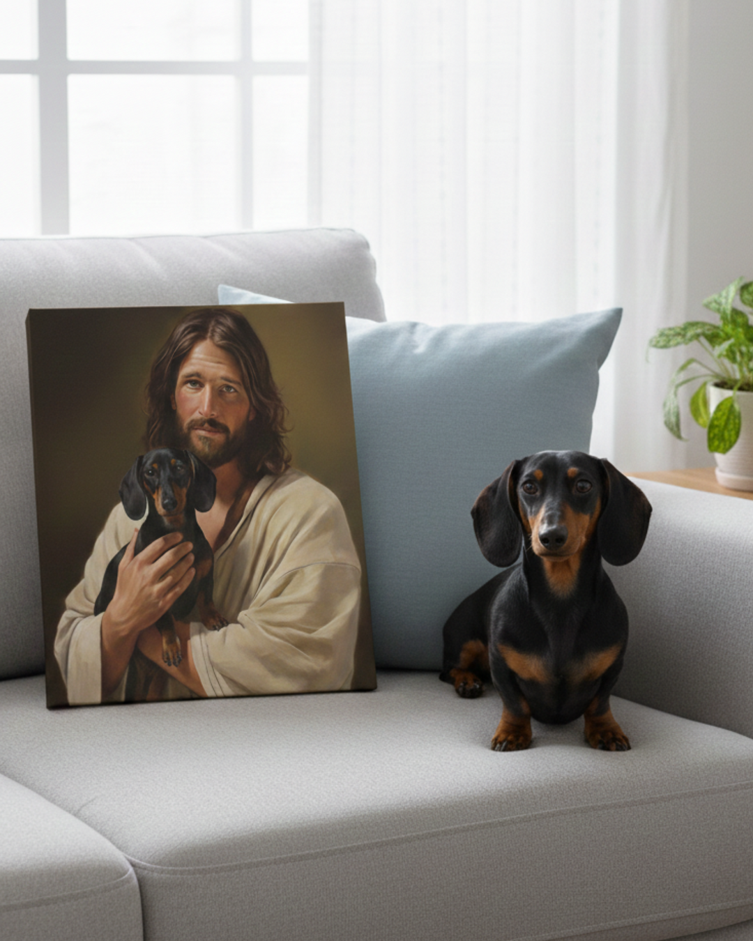 Personalized Dog Christian Art Print