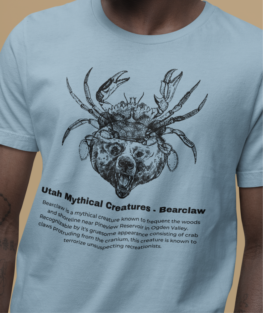 Bearclaw - Utah Mythical Creatures - Graphic t-shirt