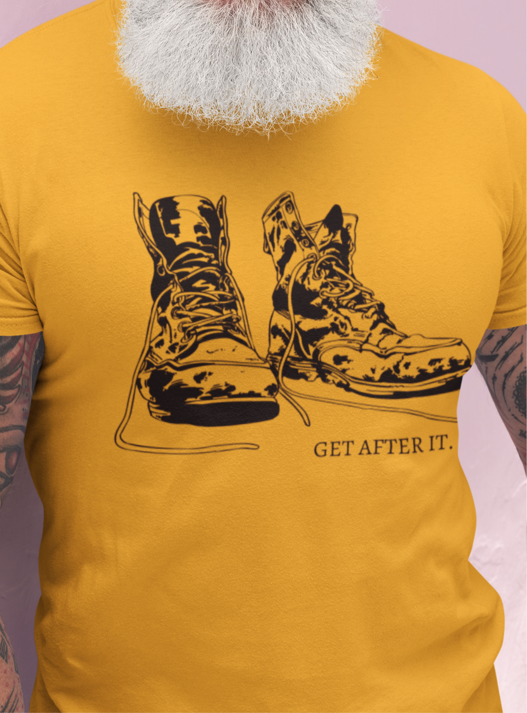 Get After It - Work Boots - Graphic t-shirt