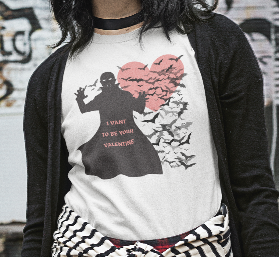 Vampire Valentine's Day - Graphic t-shirt