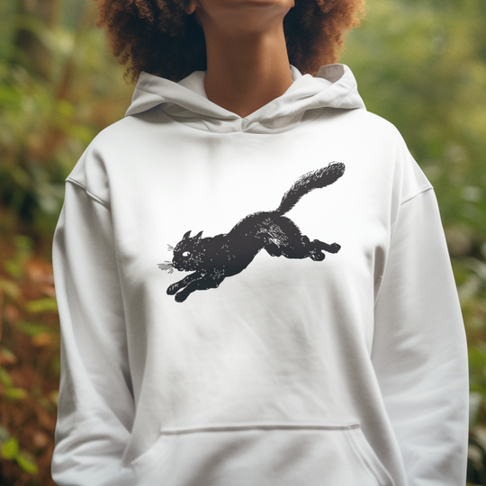 Black Cat 9 Lives Halloween Hoodie