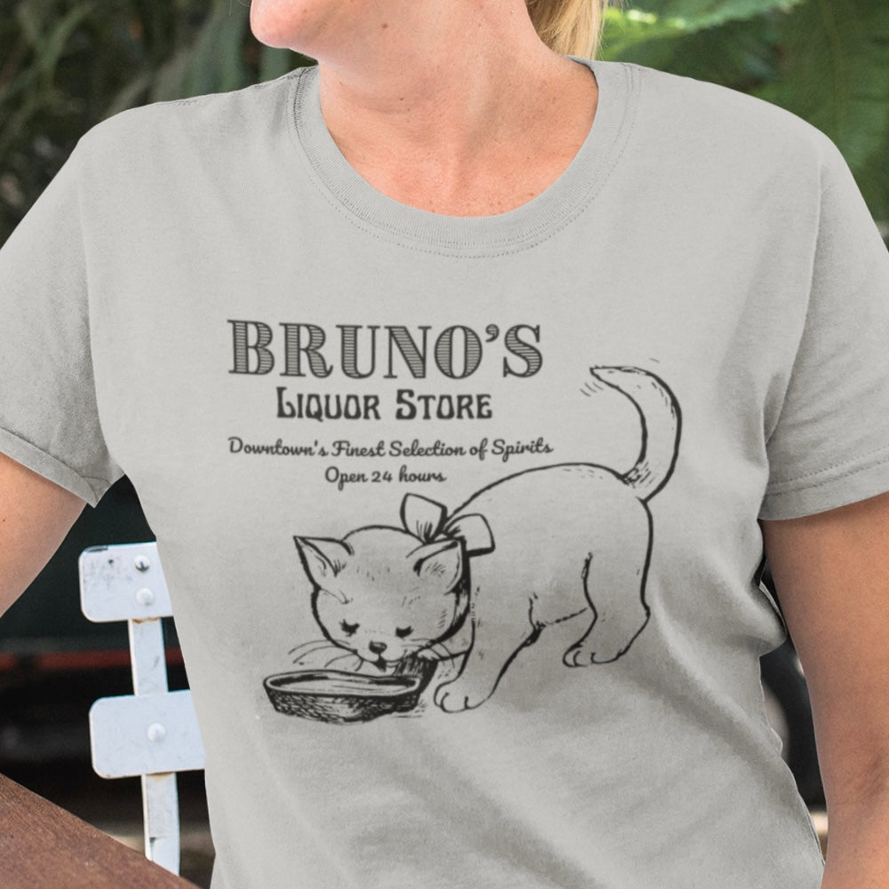 Bruno's Liquor Store Cat Graphic Tee