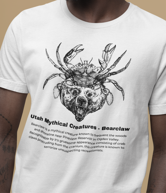 Bearclaw - Utah Mythical Creatures - Graphic t-shirt