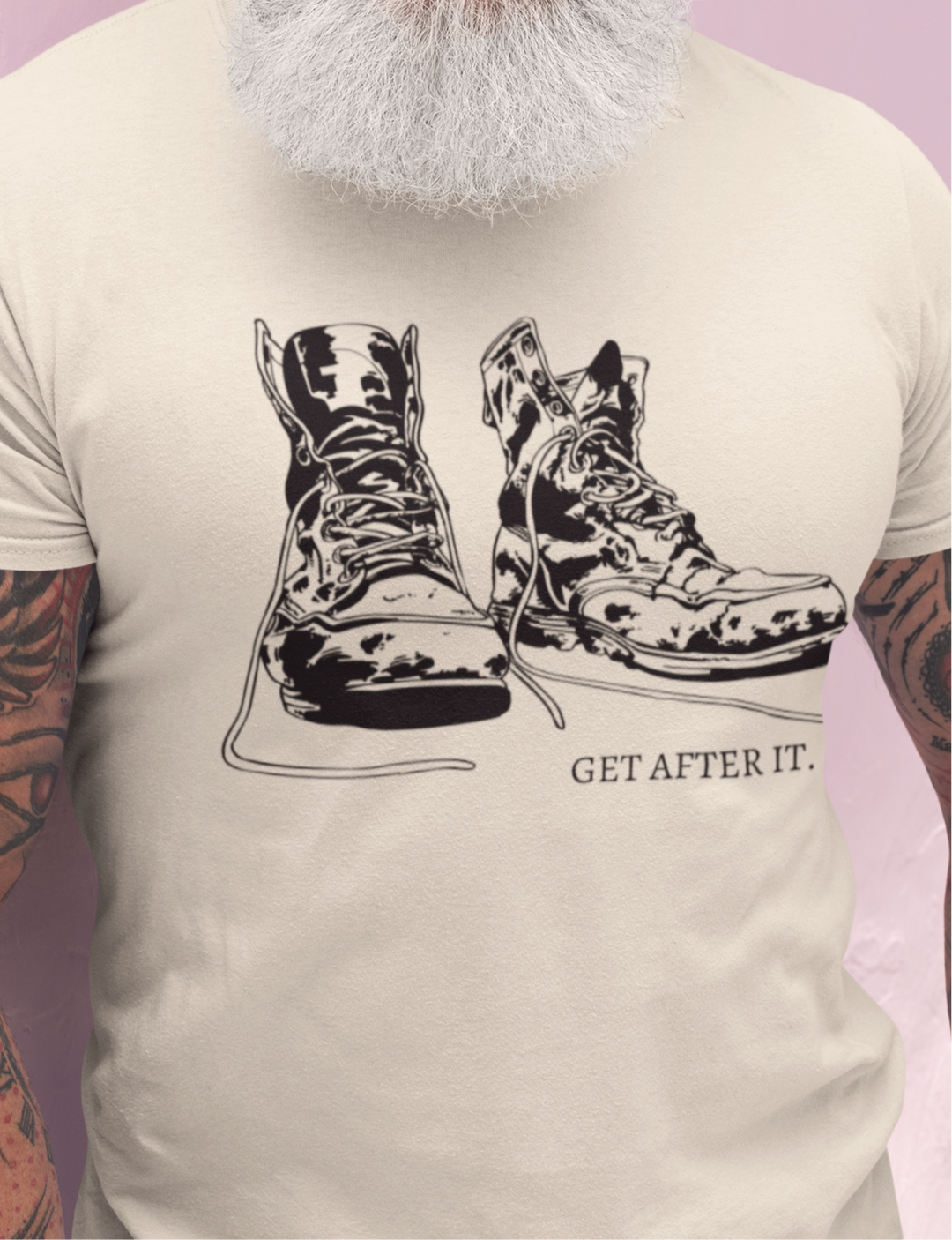 Get After It - Work Boots - Graphic t-shirt