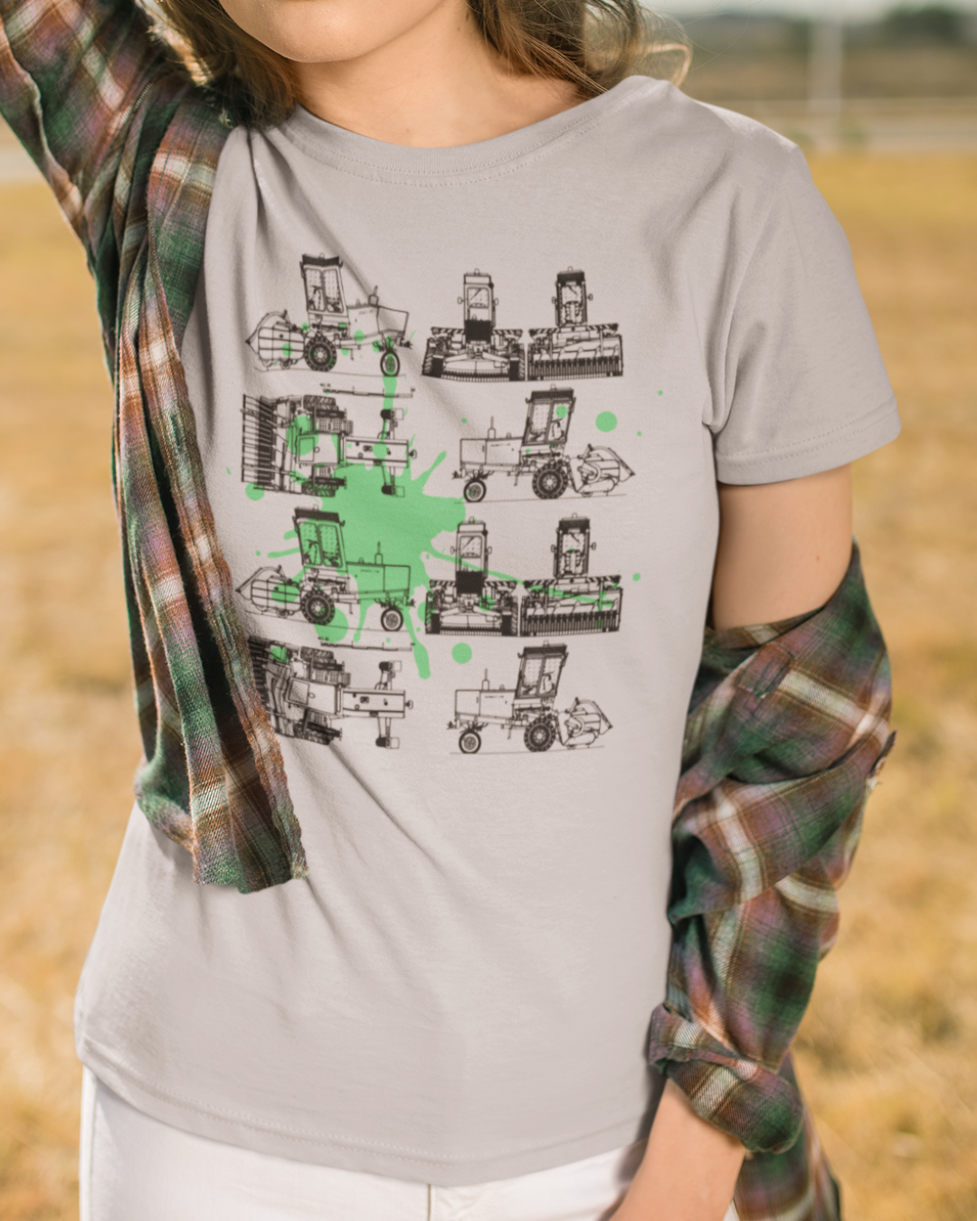 Harvester Blueprints - Farmer - Graphic t-shirt