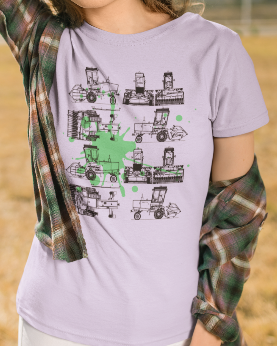 Harvester Blueprints - Farmer - Graphic t-shirt
