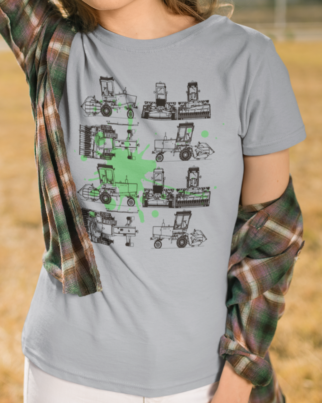Harvester Blueprints - Farmer - Graphic t-shirt