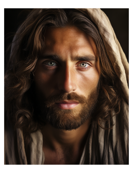 Jesus Portrait Art Print 8" x 10"