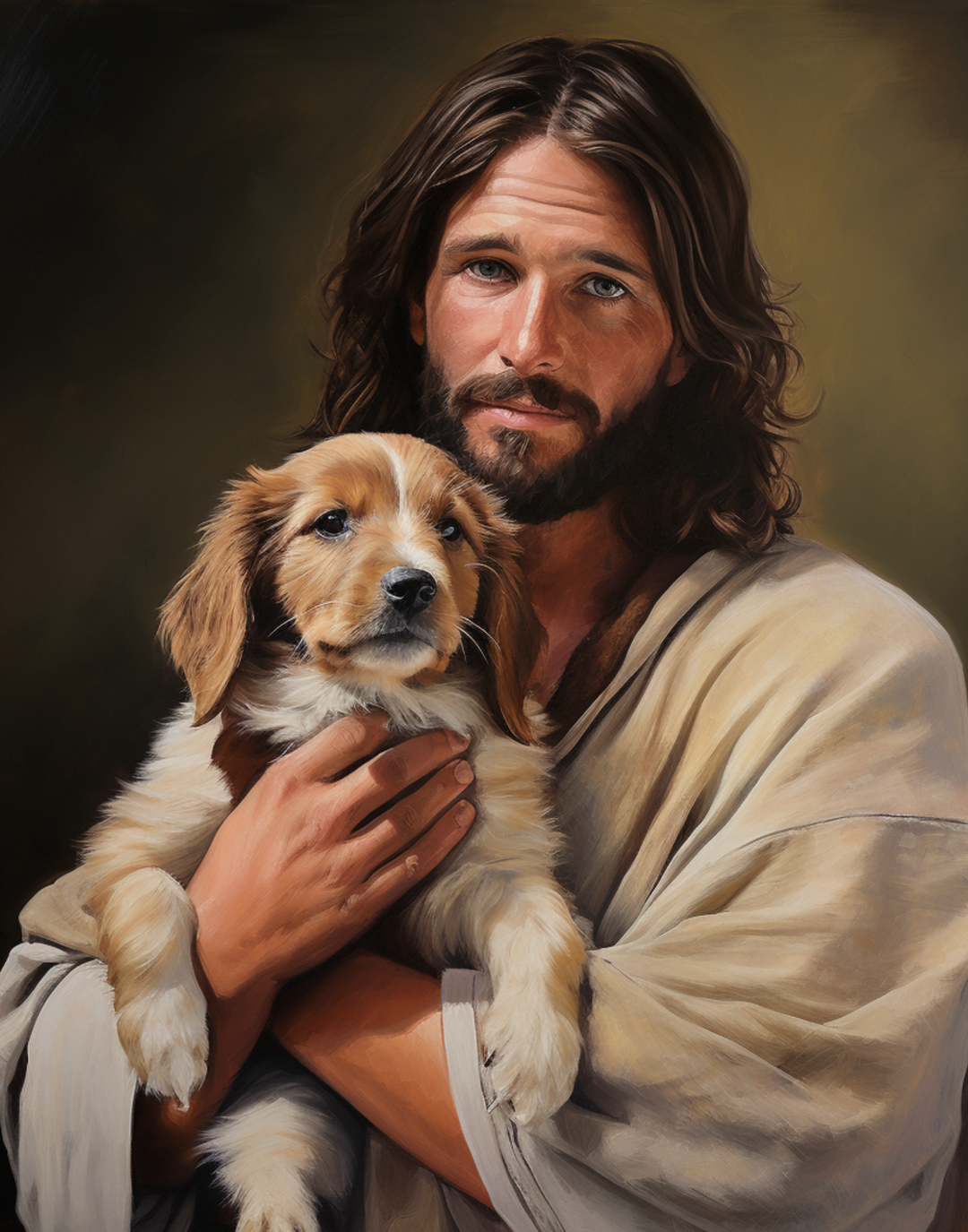 Personalized Dog Christian Art Print