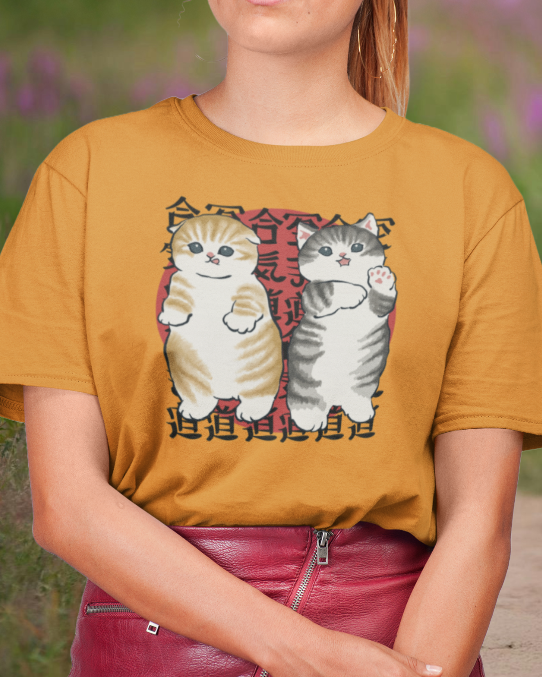 Kanji Cat - Graphic t-shirt