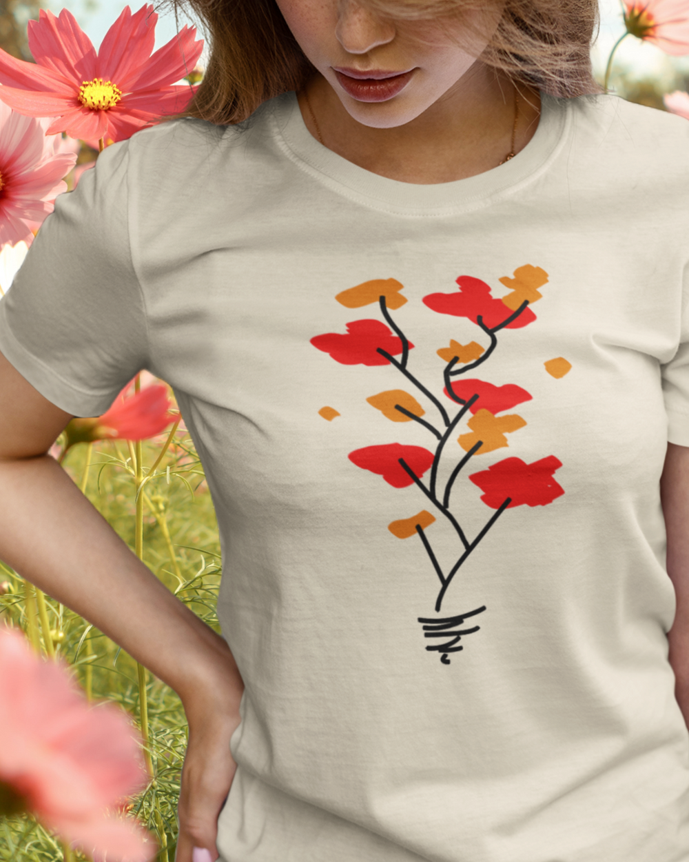 Plant Sketch - Gardening - Graphic t-shirt