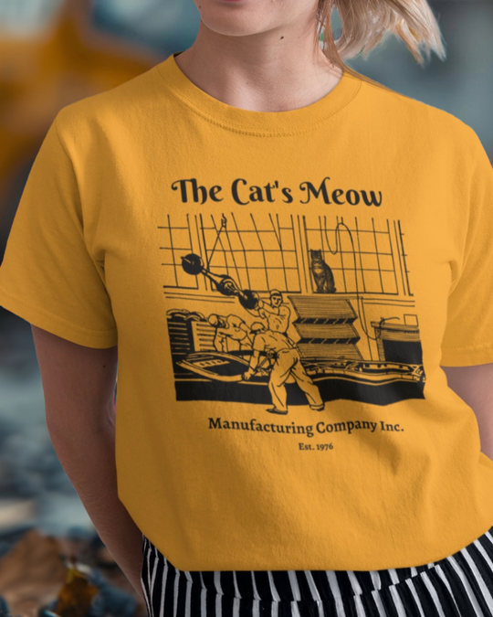The Cat's Meow Manufacturing - Cat - Graphic t-shirt