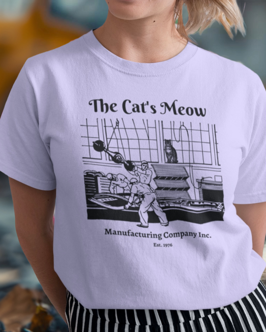 The Cat's Meow Manufacturing - Cat - Graphic t-shirt