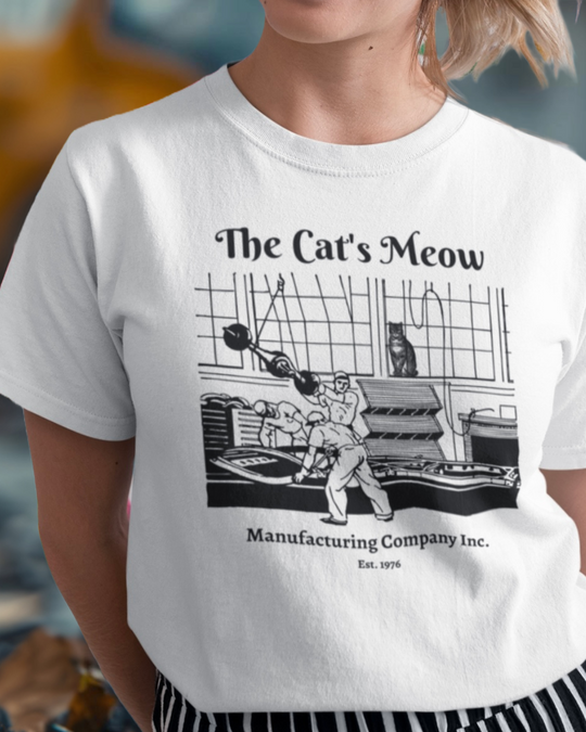 The Cat's Meow Manufacturing - Cat - Graphic t-shirt