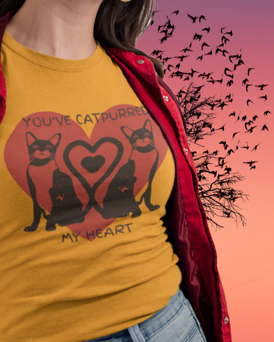 You've Catpurred My Heart - Cat - Graphic t-shirt