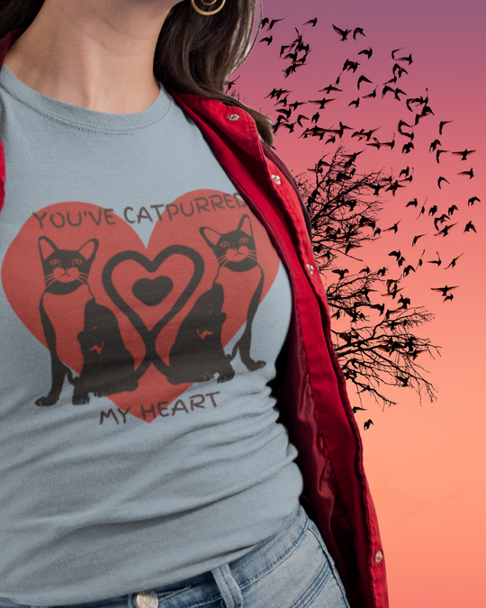You've Catpurred My Heart - Cat - Graphic t-shirt