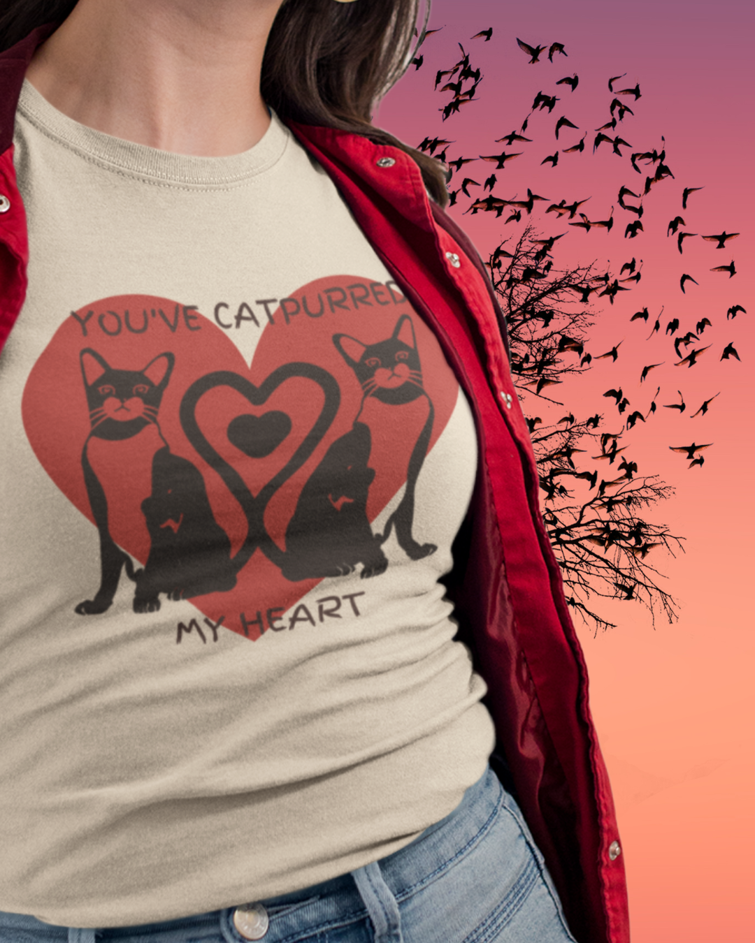 You've Catpurred My Heart - Cat - Graphic t-shirt
