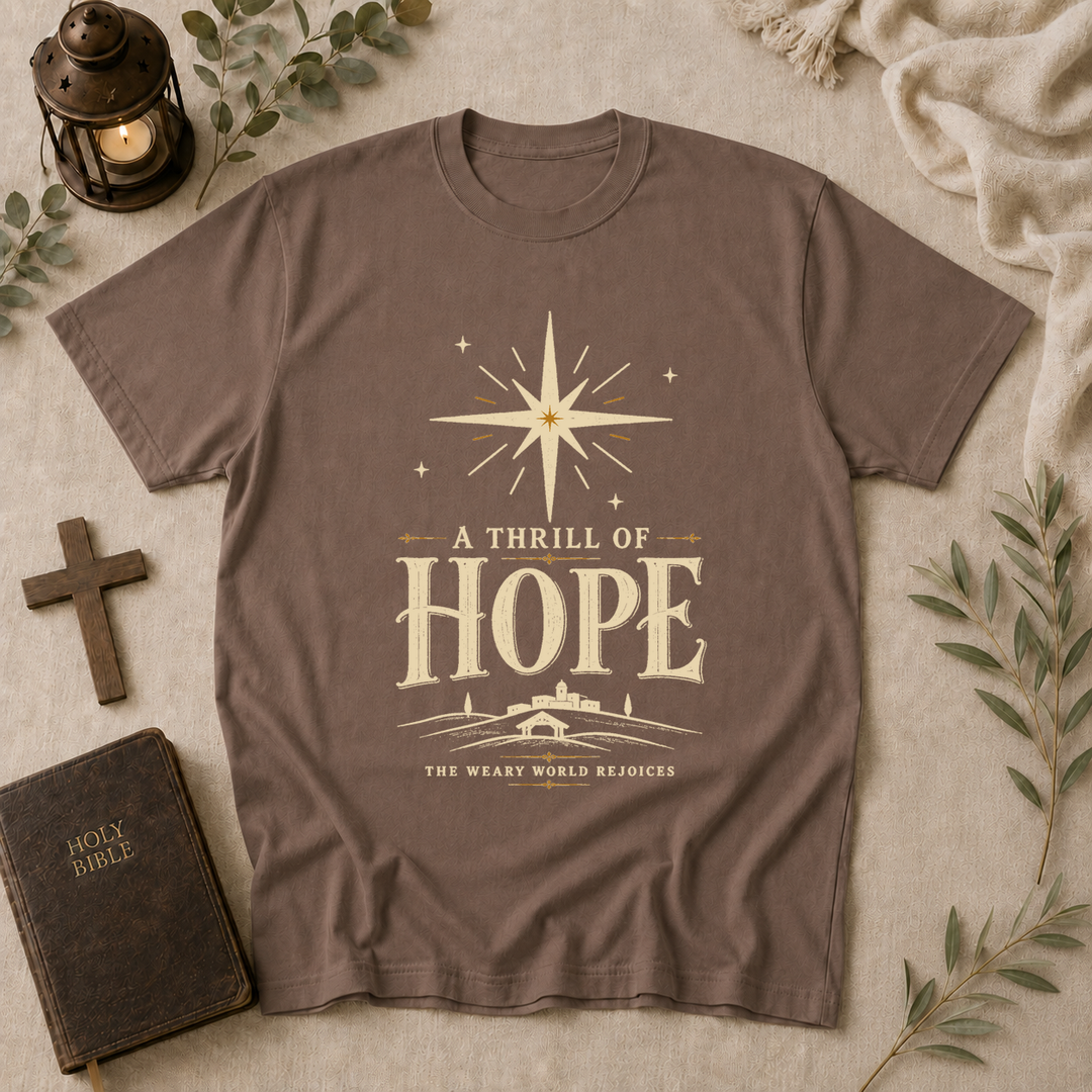 A Thrill Of Hope Tee In Espresso #color_espresso