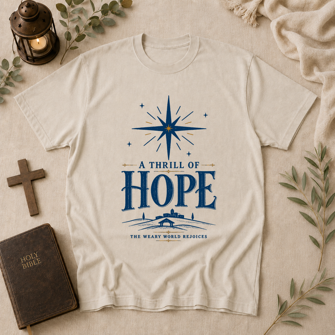 A Thrill Of Hope Tee In Ivory #color_ivory