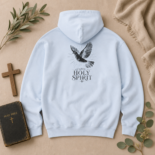 Dove "Come Holy Spirit" Hoodie — Christian Faith Pullover