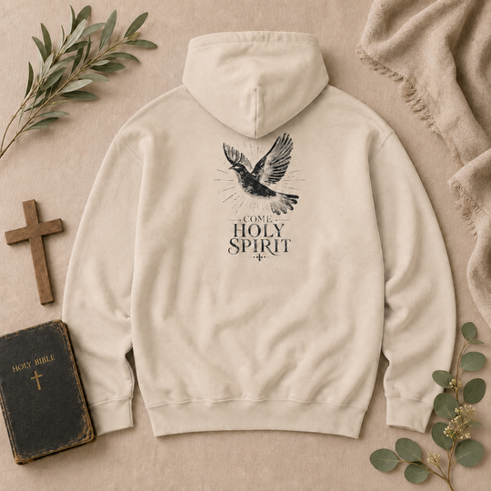 Dove "Come Holy Spirit" Hoodie — Christian Faith Pullover