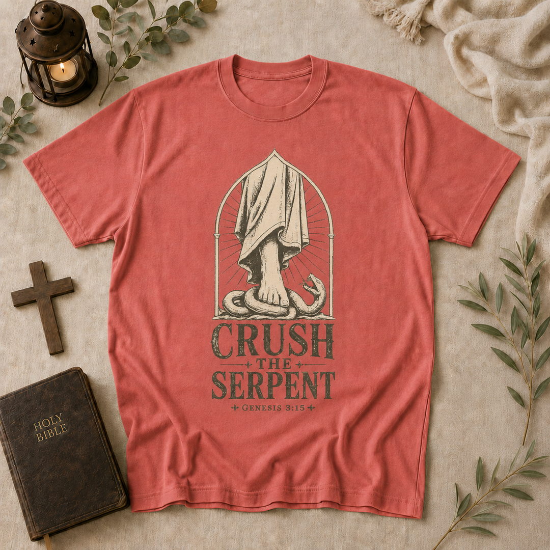 Crush The Serpent tee in watermelon #color_watermelon