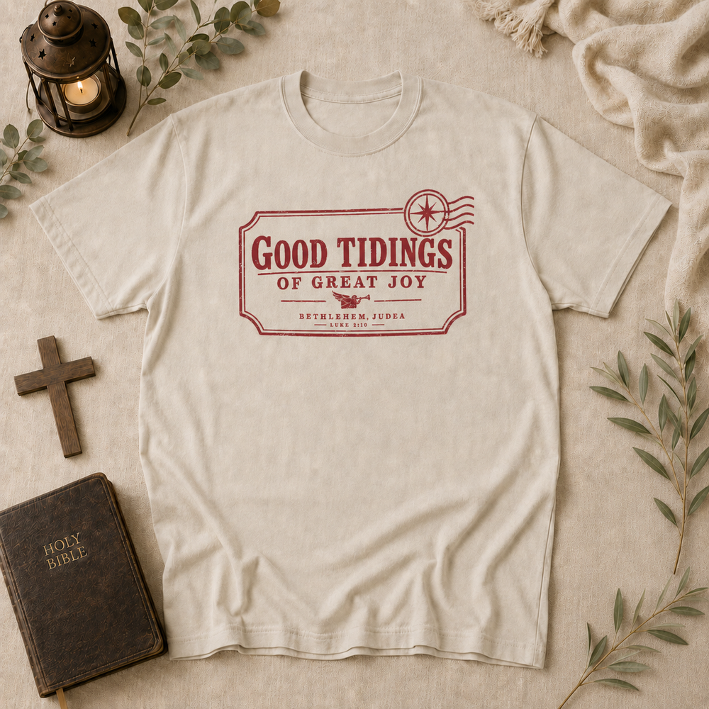 Good Tidings of Great Joy Christmas T-Shirt