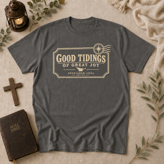 Good Tidings of Great Joy Christmas T-Shirt