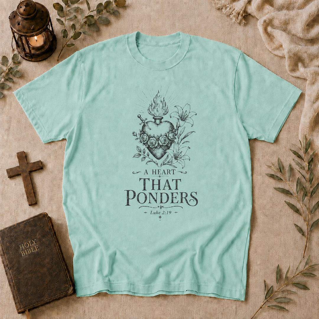 A Heart That Ponders tee in chalky mint #color_chalky-mint