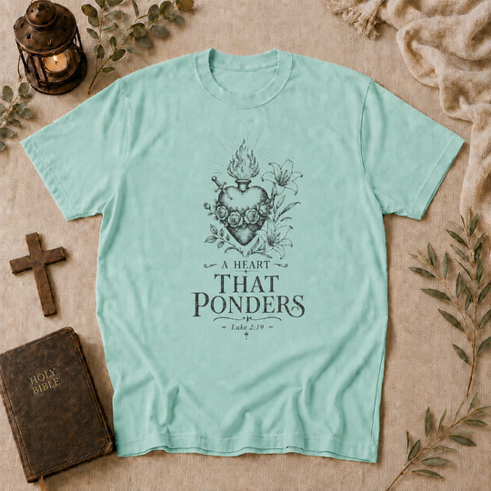 A Heart That Ponders tee in chalky mint #color_chalky-mint
