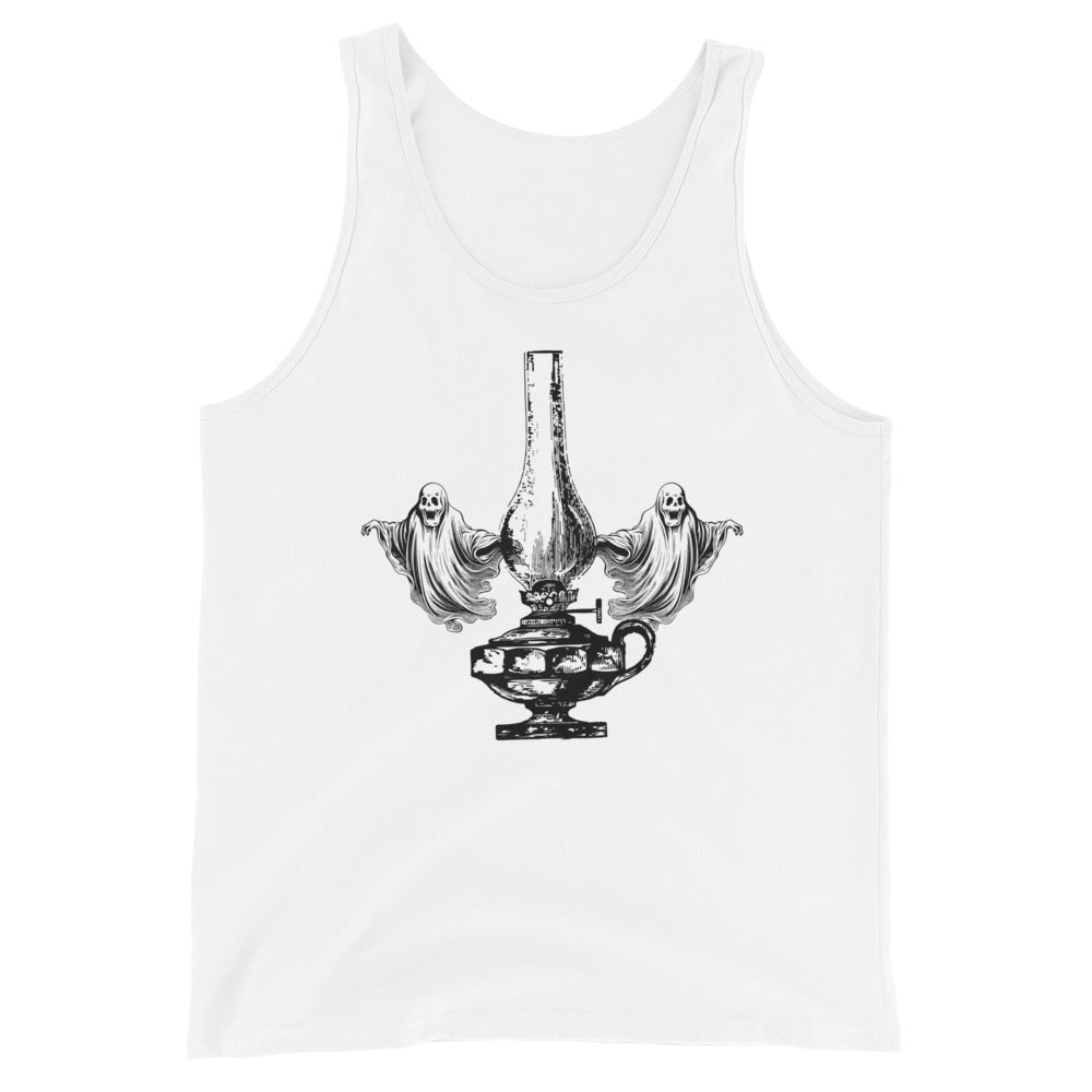 Ghost Lamp Halloween tank top