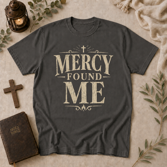 Mercy Found Me Tee In Pepper #color_pepper