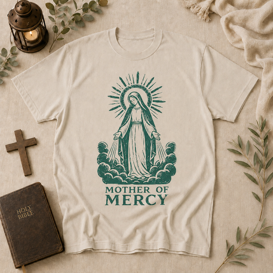 Mother Of Mercy Tee In Ivory #color_ivory
