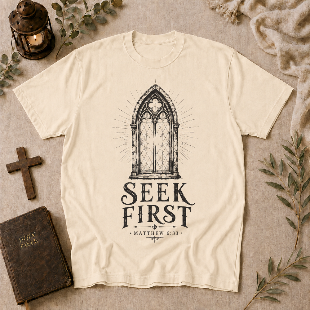 Seek First Tee In Ivory #color_ivory