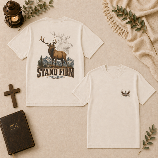 Stand Firm Elk Tee In Ivory #color_ivory