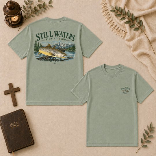 Still Waters Tee In Bay #color_bay