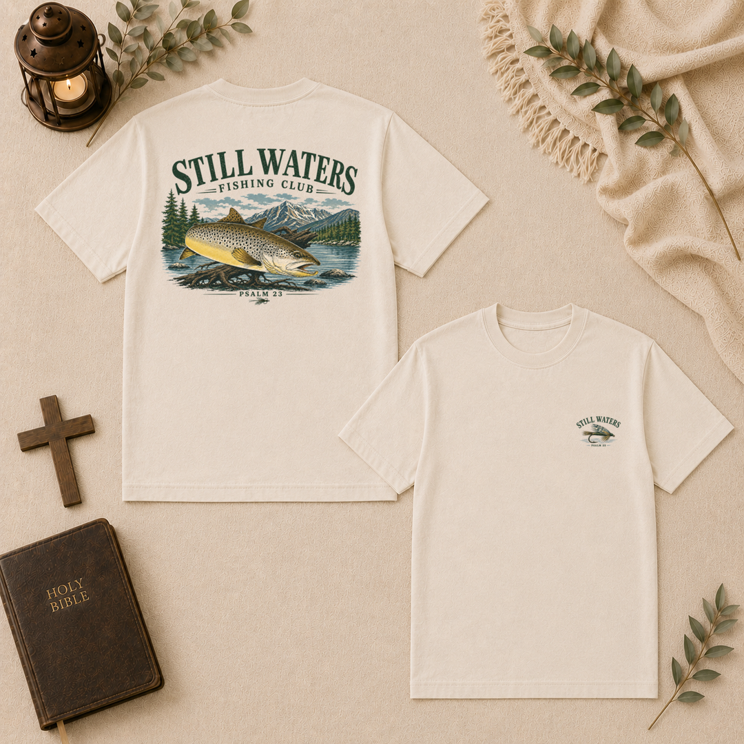 Still Waters Tee In Ivory #color_ivory