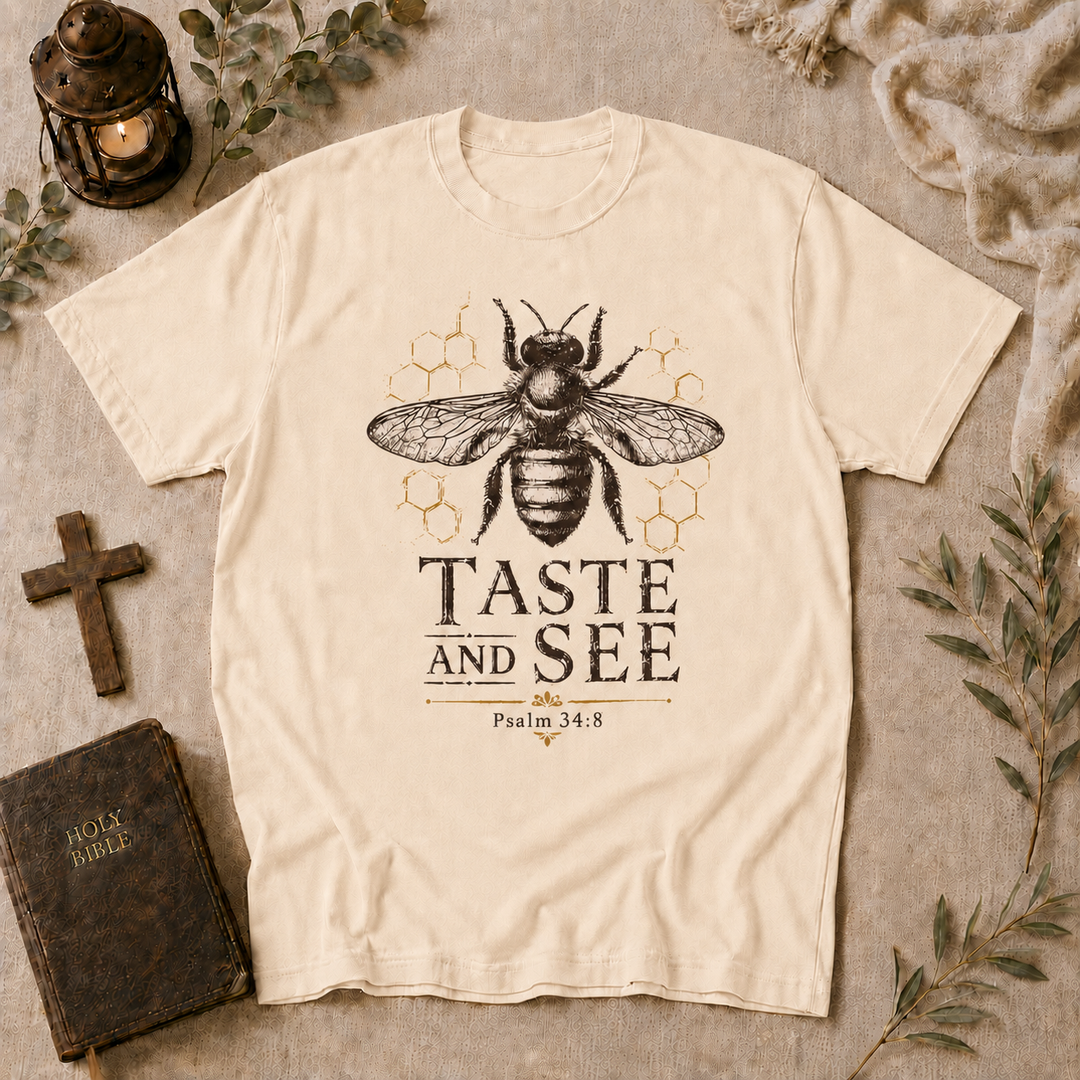 Taste And See Bee Tee In Ivory #color_ivory