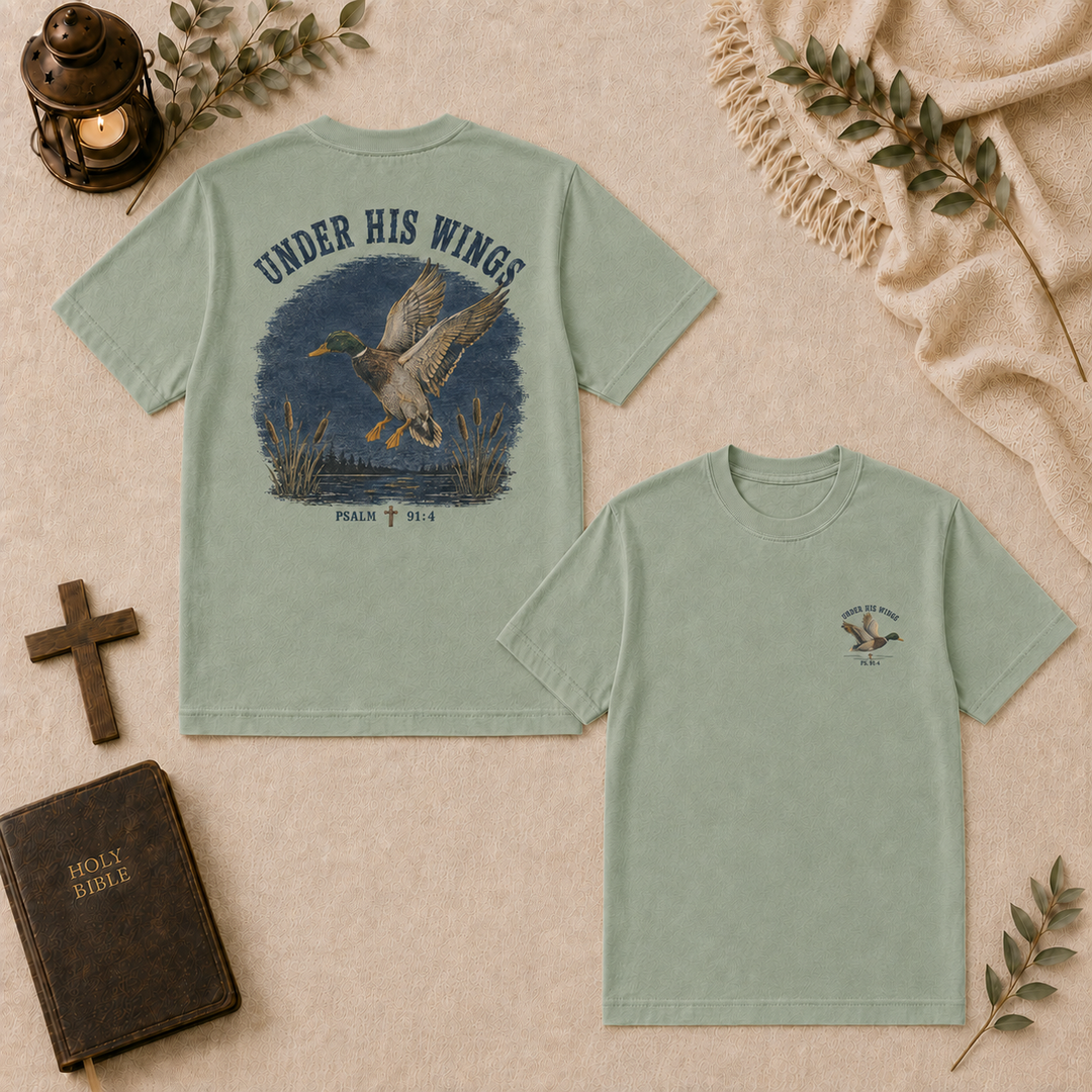 Under His Wings Duck Tee In Bay #color_bay