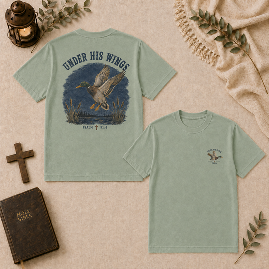 Under His Wings Duck Tee In Bay #color_bay