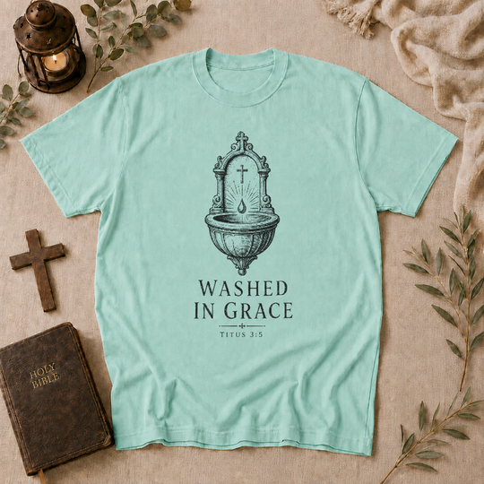 Washed In Grace Tee In Chalky Mint #color_chalky-mint